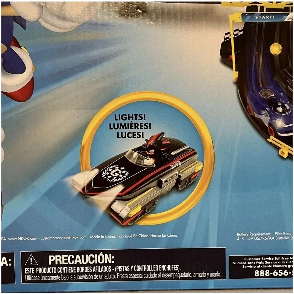 NEW Sonic and‎ Shadow Sega All-Stars Racing Transformed Super Race Set Track NIB